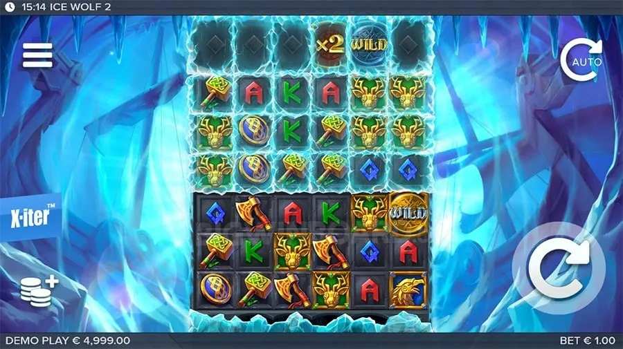 Vibrant slot machine screen with a 'BIG WIN' animation