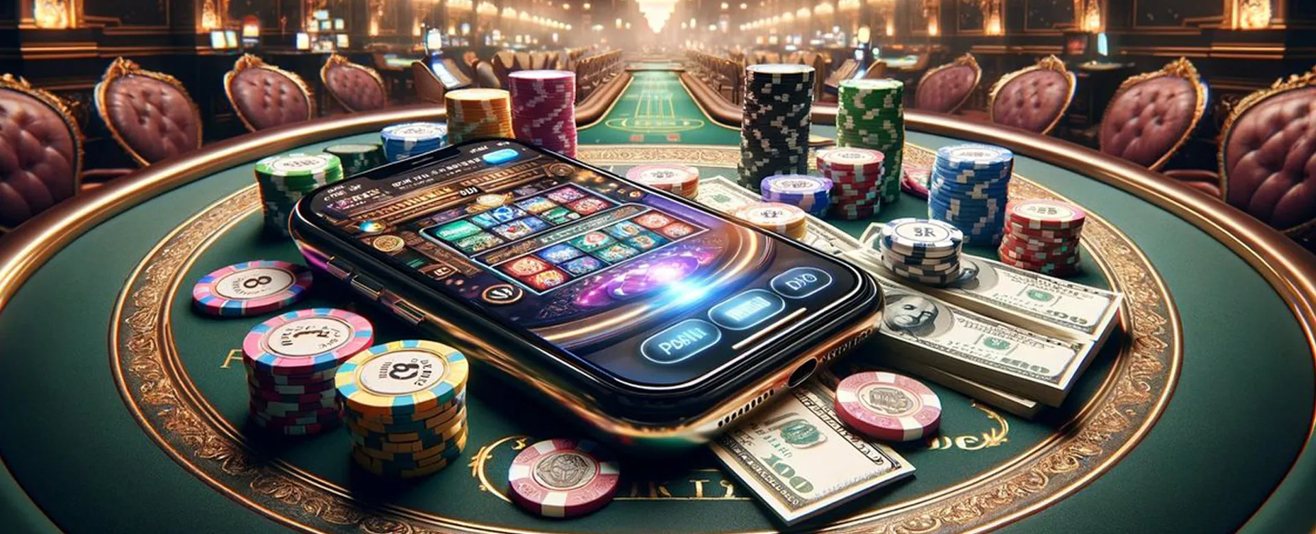 DDDJILI Login Background with Casino Games